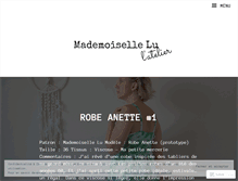 Tablet Screenshot of mademoisellelu.com